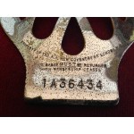 Винтидж емблема за радиатор - Асоциация на Автомобилистите Англия 1960 г.- 2403