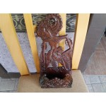 Индонезийска поставка за писма или вестници от дърво - 2286