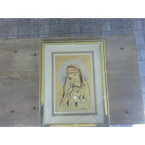 Литография, Метална рамка - А3027