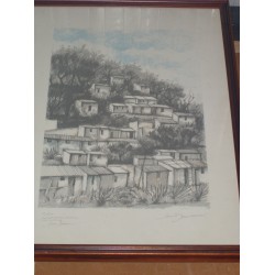 Графика "Село"